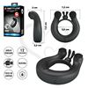 Anillo Vibrador Doble Motor con 12 Modos para Parejas